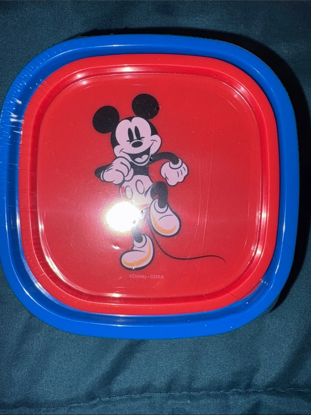 Disney Mickey & Minnie Square Snack Containers - 2pk x 2